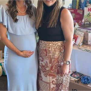 Japna paisley faux wrap skirt